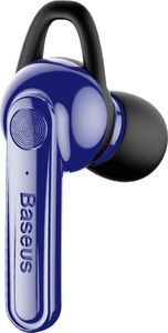 Słuchawka Baseus Baseus Magnetic Earphone mini zestaw słuchawkowy magnetyczna słuchawka Bluetooth + stacja ładująca USB niebieski (NGCX-03) uniwersalny 1