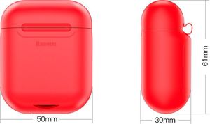 Baseus Etui ochronne Wireless Charger do AirPods 1/2 czarne 16