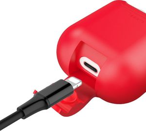Baseus Etui ochronne Wireless Charger do AirPods 1/2 czarne 20