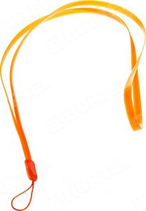Hurtel Silikonowa smycz do telefonu na rękę szyję 33,5cm pomarańczowa uniwersalny 1