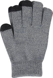 Hurtel Uniwersalne zimowe rękawiczki do ekranów dotykowych antypoślizgowa faktura szary uniwersalny 1