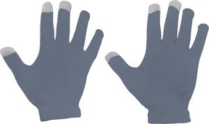 Hurtel Uniwersalne zimowe rękawiczki do ekranów dotykowych szary uniwersalny 1