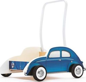 Hape Chodzik Drewniany, wózek dla dzieci , VW Beetle, niebieski uniw 1