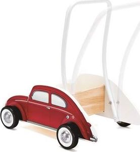 Hape Chodzik Drewniany, wózek dla dzieci , VW Beetle, czerwony uniw 1