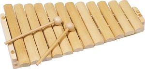 Goki Ksylofon, Cymbałki 12 tonowy drewniany dla dzieci, pomoce Montessori uniw 1