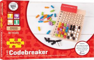 BigJigs Gra logiczna dla dzieci - Mistrz logiki Mastermind, łamacz kodów uniw 3