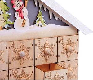 Kalendarz adwentowy Small Foot Kalendarz adwentowy Domek - podświetlany LED uniw 2