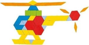 Goki Klocki drewniane - puzzle dla dzieci uniw 1