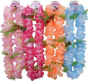 Aster Naszyjnik Kwiaty hawajskie - 4 kolory uniw 1