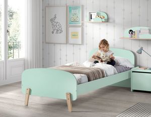 Vipack Pastelowe łóżko dla dziecka Kiddy Mint uniw 1
