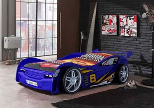 Vipack Łóżko AUTO Night Racer Blue dla dziecka uniw 1