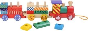 Small Foot Pociąg , Kolejka kolorowa- drewniana zabawka dla dzieci uniw 1