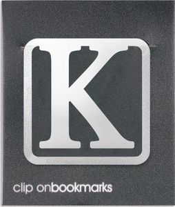 IF Metalowa zakładka - Litera K Clip-on 1