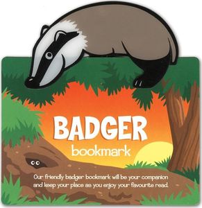 IF Zwierzęca zakładka do książki - Badger - Borsuk 1