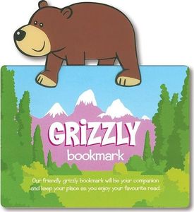 IF Zwierzęca zakładka do książki - Grizzly Niedźwiedź 1