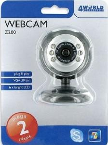 Kamera internetowa 4World Easy WebCam Z200 (07610) 3