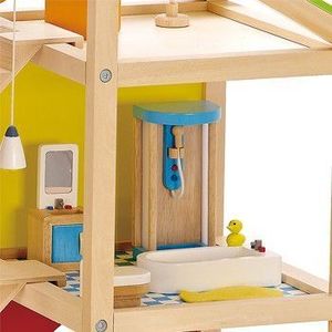Hape Drewniany domek dla lalek z wyposażeniem 3
