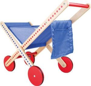 Small Foot Wózek sklepowy drewniany na zakupy - dla dzieci, zabawki montessori uniw 1