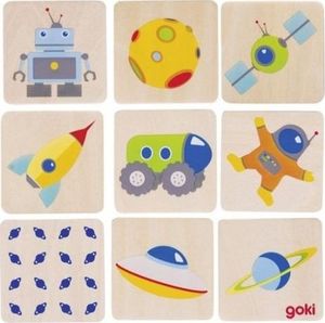 Goki Metoda Montessori Gra pamięciowa Kosmos - zabawki dla dzieci uniw 1