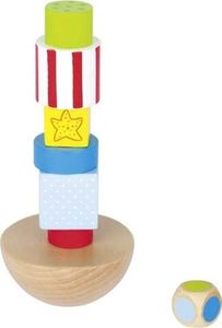 Goki Balansująca Wieża z klocków, gra zręcznościowa dla dzieci, zabawka montessori uniw 1