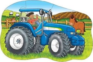 BigJigs Maly Traktor - Układanka dla dzieci dwustronna uniw 1