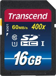 Karta Transcend 300x SDHC 16 GB Class 10 UHS-I/U1  (TS16GSDU1) 1