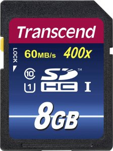 Karta Transcend 300x SDHC 8 GB Class 10 UHS-I/U1  (TS8GSDU1) 1