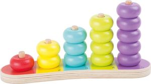 Small Foot Sorter dla dzieci - Kolorowe krążki, zabawki montessori uniw 1