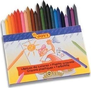 Akson JOVI Kredki Świecowe Plastic crayons 24 kolorów (heksagonalne) uniw 1