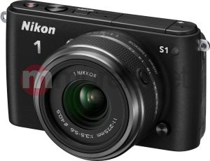Aparat Nikon 1 S1 Czarny (11-27.5mm + 30-110 VR) (VVA191K007) 3