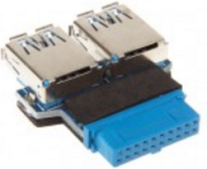 InLine USB zew. - USB wew., Niebieski (33444I) 2