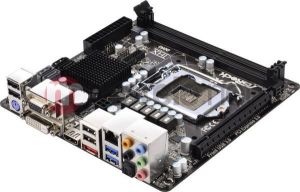 Płyta główna ASRock H77M-ITX, H77, DualDDR3-1600, 2xSATA3, 2xSATA2, RAID, HDMI, mITX 2