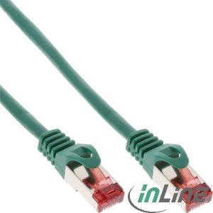 InLine Patchcord, Cat.6, S/FTP, 0.5m, zielony (76450G) 1