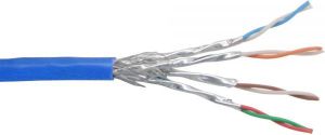 InLine Kabel instalacyjny rolk, Cat.6, 1000 Mbit, 100m, niebieski (76499B) 1
