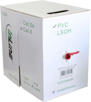 InLine Kabel instalacyjny rolk, Cat.6, 1000 Mbit, 100m, niebieski (76499B) 2