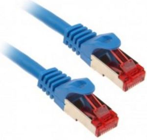 InLine Patchcord, Cat.6, S/FTP, 1m, niebieski (76411B) 2
