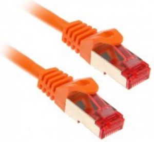 InLine Patchcord, Cat.6, S/FTP, 1m, pomarańczowy (76411O) 2