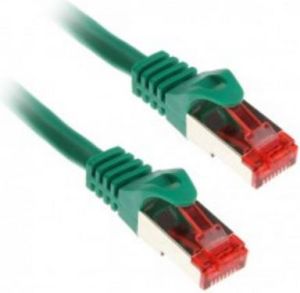 InLine Patchcord, Cat.6, S/FTP, 1m, zielony (76411G) 2