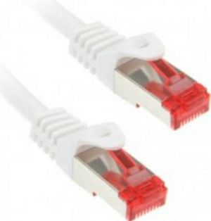 InLine Patchcord, Cat.6, S/FTP, 5m, biały (76405W) 2