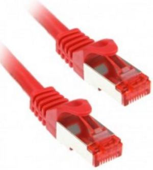 InLine Patchcord, Cat.6, S/FTP, 5m, czerwony (76405R) 2