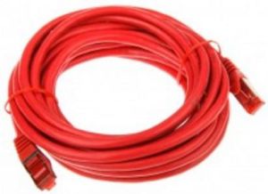 InLine Patchcord, Cat.6, S/FTP, 5m, czerwony (76405R) 3