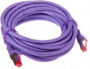 InLine Patchcord, Cat.6, S/FTP, 3m, fioletowy (76405P) 3