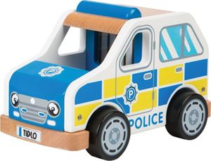 Small Foot Drewniane autko policja do zabawy dla dzieci uniw 1