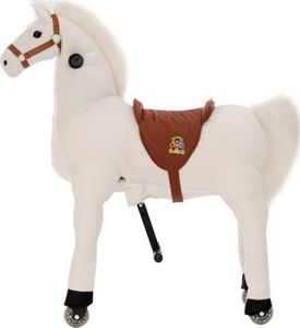 Small Foot Biały konik na kółkach dla dzieci uniw 3