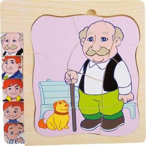 Small Foot Puzzle Dziadek - Kreatywna układanka dla dzieci 1
