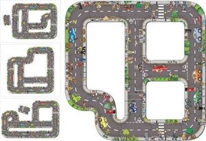 BigJigs Puzzle Ogromna Jezdnia Ulica Droga do zabawy dla dzieci 1