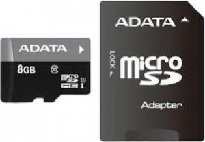 Karta ADATA MicroSDHC 8 GB Class 10  (AUSDH8GUICL10RA1) 1
