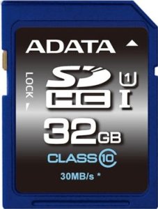 Karta ADATA Premier SDHC 32 GB Class 10 UHS-I/U1  (ASDH32GUICL10R) 1