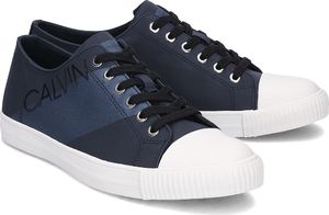 Calvin Klein Calvin Klein Jeans Antonio - Trampki Męskie - SE8590 NAVY/METAL BLUE 44 1