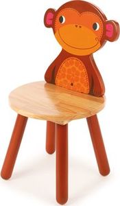 BigJigs Drewniane krzesło dla dzieci Małpka uniw 1